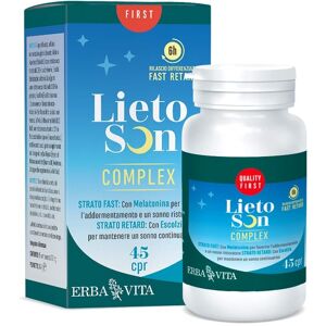 Erba Vita Lietoson - Complex Compresse Integratore Sonno, 45 Compresse