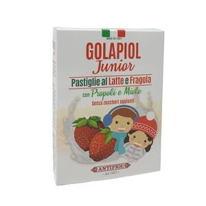Antipiol Golapiol - Junior Pastiglie al Latte e Fragola, 24 Compresse