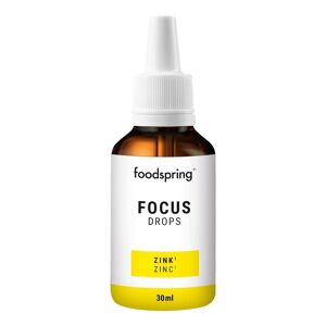 Foodspring Focus Drops Integratore gusto Limone, 30ml