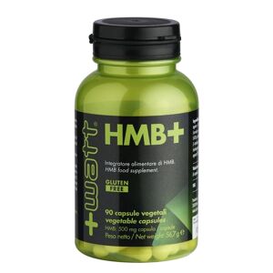 +Watt HMB+ Integratore Alimentare di Aminoacidi, 90 capsule vegetali