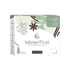 Zuccari WaterFirst - Aromatizzatore Acqua Anice Finocchio Liquirizia, 12stick
