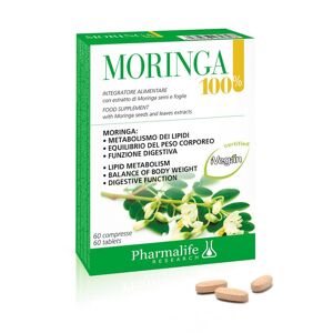 Pharmalife Research Moringa 100% Integratore Alimentare, 60 Compresse