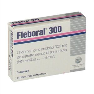 Pierre Fabre Fleboral 300 Integratore Alimentare 5 Capsule