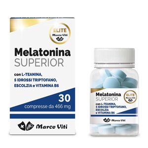Marco Viti Elite Melatonina SUPERIOR Integratore 30 Compresse Da 466 mg