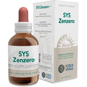 forza vitale italia srl sys zenzero gocce 50ml donna