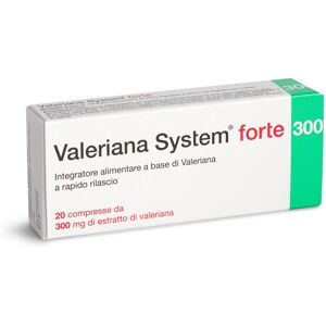 Valeriana System Forte 20 Compresse