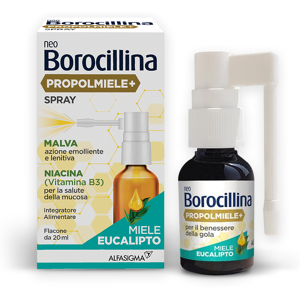 Neoborocillina Propolmiele+ Spray Miele Eucalipto 20 Ml