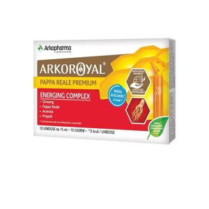 Arkopharma Arkoroyal Pappa Reale Premium Energing Complex 10 Flaconcini