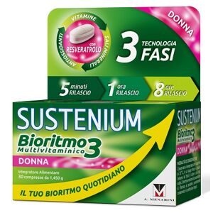 Sustenium Bioritmo 3 Multivitaminico Donna Integratore Con Resveratrolo 30 Compr