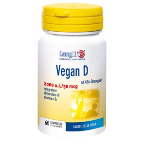 Long Life LongLife Vegan D Integratore Ossa 60 Compresse