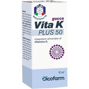 Dicofarm Vita K Plus 50 Integratore di Vitamina K Gocce 6 ml