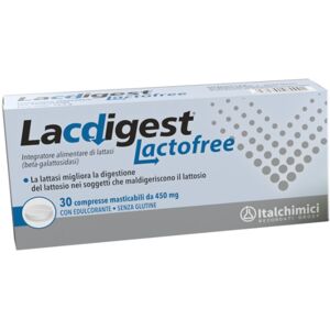 Lacdigest Lactofree Integratore Per Intolleranza Al Lattosio 30 Compresse