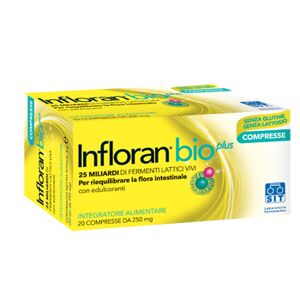Sit Infloran Bio Plus Integratore 20 Compresse