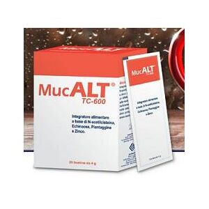 Mucalt TC 600 Integratore Benesse Vie Respiratorie 20 Bustine 4 g