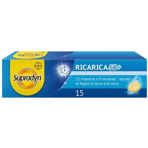 Bayer Supradyn Ricarica 50+ 15 Compresse Effervescenti