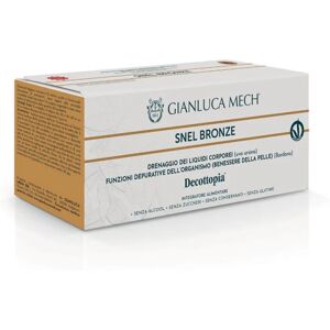 Gianluca Mech Tisanoreica Gianluca Mech Decottopia Snel Bronze Integratori Drenanti 8x30ml