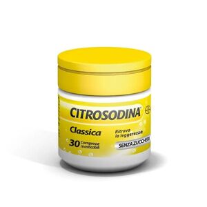 CITROSODINA Classica 30 Compresse Masticabili Senza Zuccheri Gusto Limone