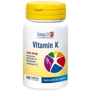 LONGLIFE Vitamin K 100 Mcg 100 Compresse Rivestite