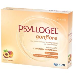 PSYLLOGEL Gonfiore Gusto Pesca 10 Bustine