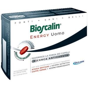 BIOSCALIN Energy Uomo Anticaduta Capelli 60 Compresse