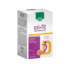 ESI -fit D Drena Liquidi 24 Pocket Drink Gusto Arancia Rossa