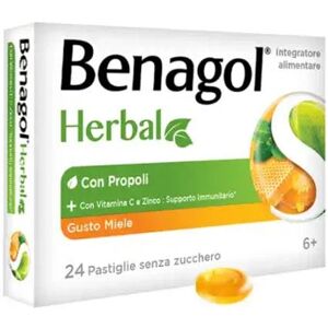 BENAGOL Herbal 24 Pastiglie Gusto Miele