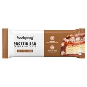 FOODSPRING Protein Bar Extra Cioccolato E Cocco Croccante 45 g