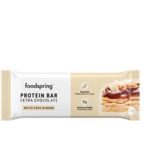 Foodspring Protein Bar Extra Cioccolato Cioccolato Bianco E Mandorle 45 G