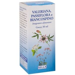 SELLA Valeriana Passiflora Biancospino Gocce 30 Ml