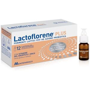 LACTOFLORENE Plus 12 Flaconcini Con Tappo Separatore