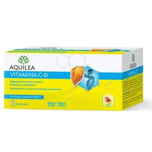 AQUILEA Vitamina C+D 28 Bustine Stick