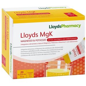 LLOYDSPHARMACY Lloyds Mgk Magnesio e Potassio Senza Zucchero 20 Bustine