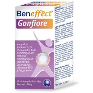 BENEFFECT Gonfiore 12 Stick Orosolubili Da 1,8 g