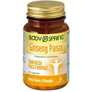 BODY SPRING Ginseng Panax Integratore Alimentare 50 Capsule