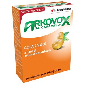 ARKOPHARMA Arkovox Gola e Voce Miele Limone 24 Caramelle