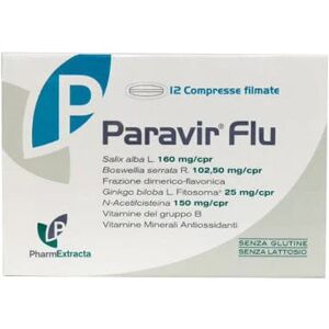 PARAVIR Flu Integratore Per Influenza E Tosse 12 Compresse