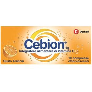 CEBION Vitamina C 10 Compresse Effervescenti Arancia