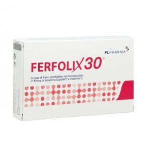 PL PHARMA Ferfolix 30 Integratore Alimentare Di Ferro 30 Capsule