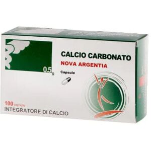 NOVA ARGENTIA Calcio Carbonato Na 0,5 g 100 Capsule