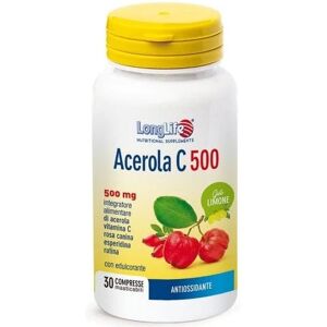 LONGLIFE Acerola C 500 Gusto Limone 30 Compresse Masticabili