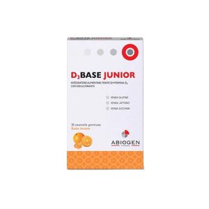 ABIOGEN PHARMA D3base Junior 30 Caramelle Arancia