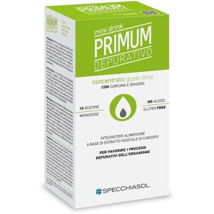 SPECCHIASOL Primum Depurativo Minidrink Lime 15 Stick Da 10 Ml