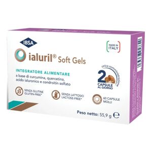 IBSA FARMACEUTICI ITALIA Srl Ialuril Soft Gels Integratore Cistite 60 Capsule Molli