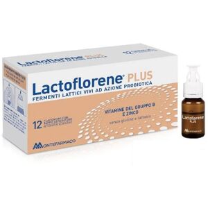 MONTEFARMACO OTC SpA Lactoflorene Plus Fermenti Lattici Vivi 12 flaconcini 10 ml.