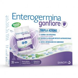 SANOFI SpA Enterogermina Gonfiore Probiotici 10 Bustine Bipartite