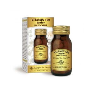 Vitamin 100 junior 100 pastiglie Masticabili 50 gr Dr. Giorgini Multivitaminico per Bambini