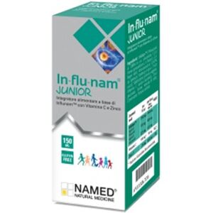 Named In-Flu-Nam Junior 150 ml Influnam Junior Integratore Vitamina C e Zinco