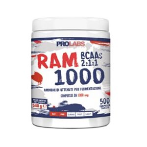 PROLABS Ram 1000 500 Compresse da 1g Aminoacidi Ramificati Bcaa con Vitamina B6