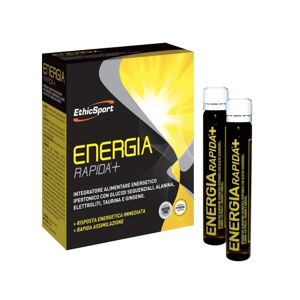 EthicSport Energia Rapida+ 10 Fiale da 25 ml