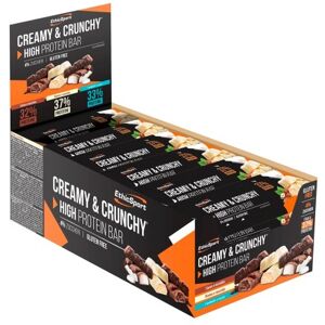 EthicSport Creamy & Crunchy High Protein Bar Barrette Proteiche 32% Box 24 pz Gusto Cacao Nocciola